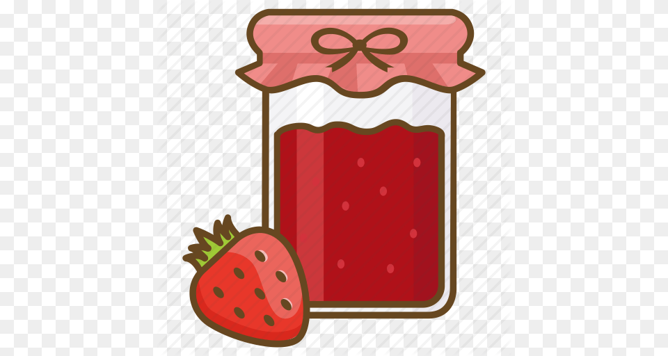 Conserve Jam Jar Preserve Spread Strawberry Icon, Food, Bulldozer, Machine, Produce Free Png
