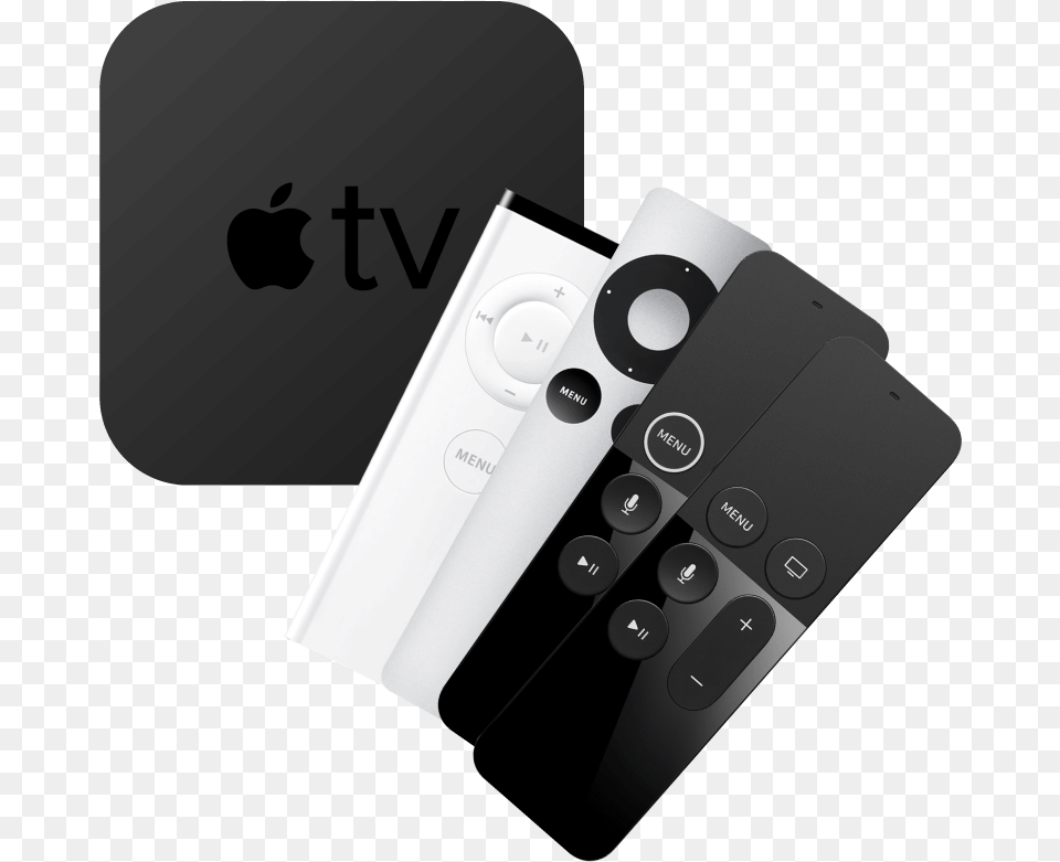 Console And Remotes For All Apple Tv Generations, Electronics, Remote Control Png