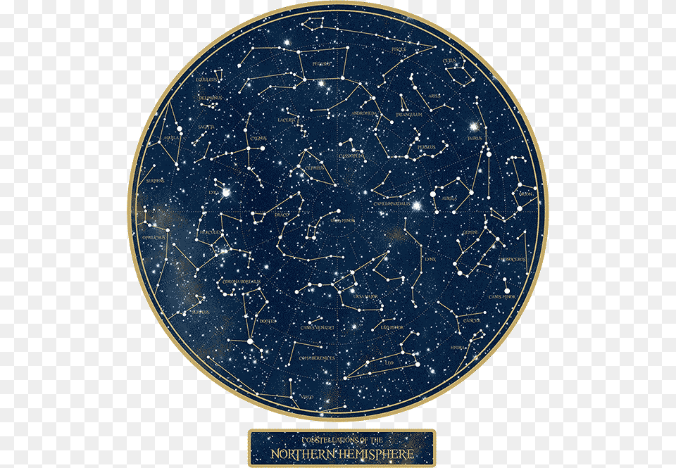 Constellation Night Sky Star Map Wall Decal Star Chart Star Map Hd, Disk, Astronomy, Outer Space Free Transparent Png