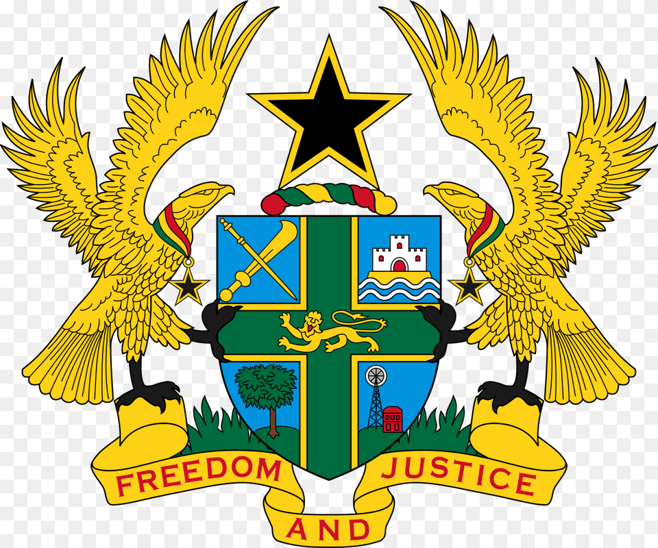 Constitution Of Ghana, Emblem, Symbol, Animal, Bird Free Transparent Png