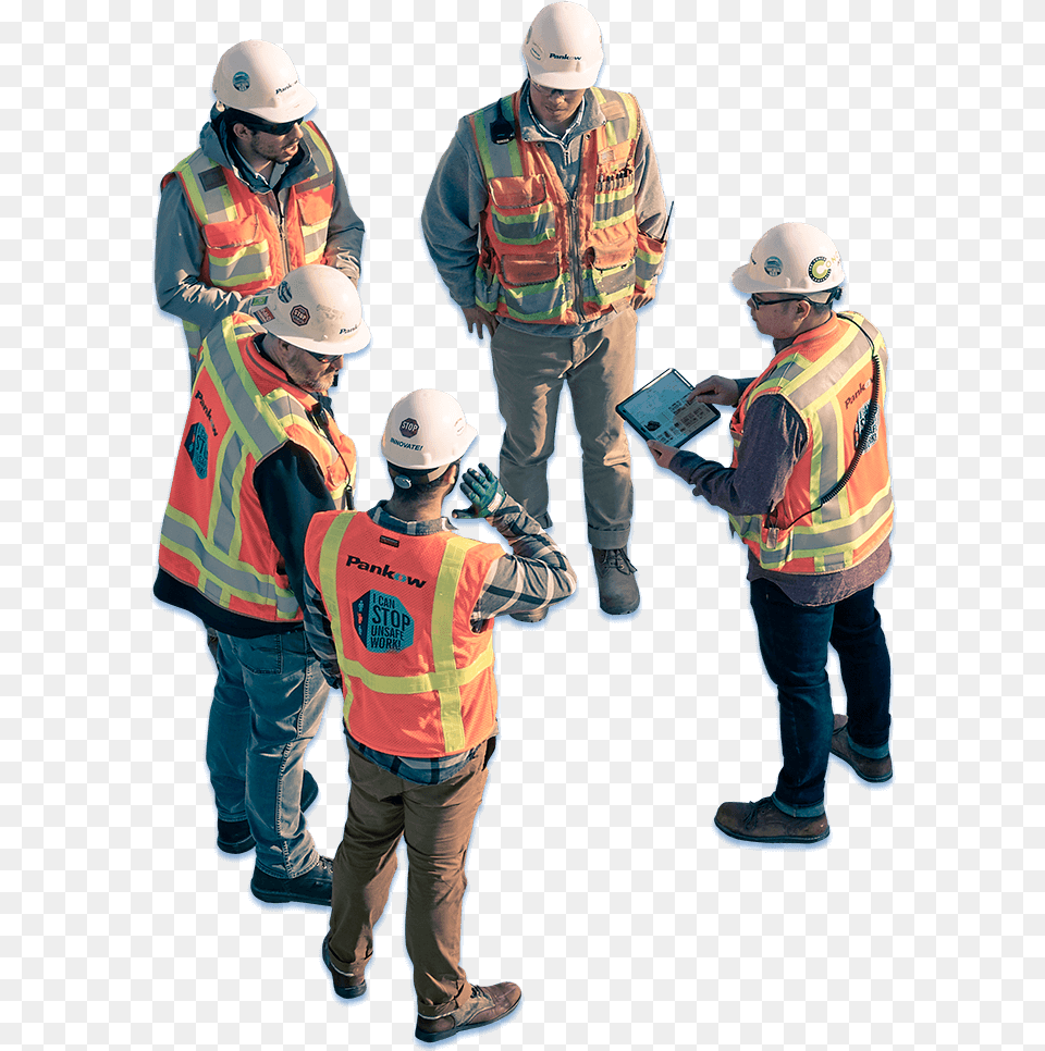 Construction, Worker, Clothing, Vest, Person Free Png
