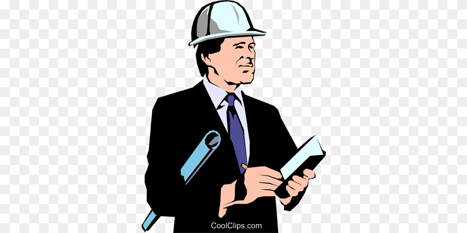 Construction Architects Royalty Vector Clip Art Illustration, Helmet, People, Person, Hardhat Free Png Download