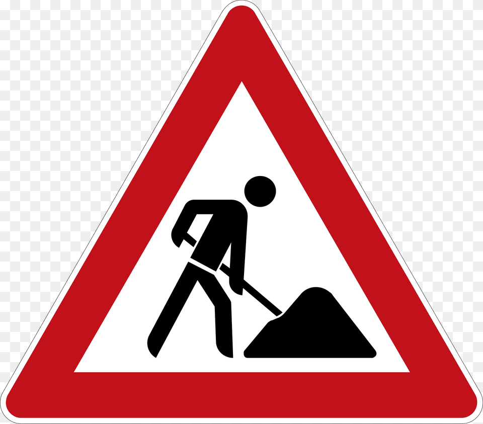 Construction Area Clipart, Sign, Symbol, Road Sign Free Png