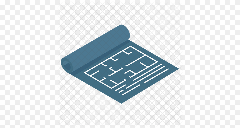 Construction Blueprint Paper Icon Tennis Isometric, Electronics Png Image