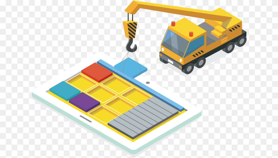Construction Clipart Download Crane, Construction Crane, Machine, Wheel, Bulldozer Png Image