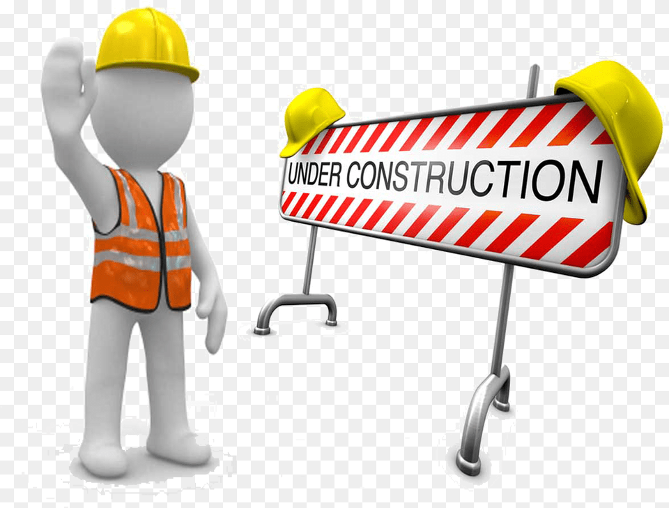 Construction Clipart Project Safety Under Construction, Clothing, Fence, Hardhat, Helmet Free Png