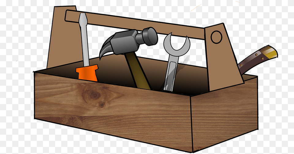 Construction Clipart Tool Box Caja De Herramientas, Drawer, Furniture, Device Free Png