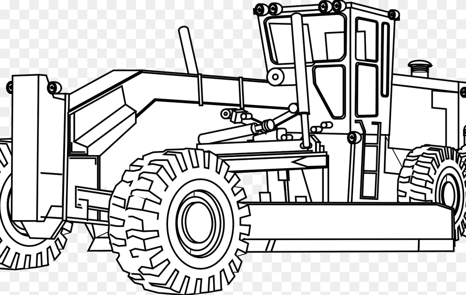 Construction Coloring Pages Coloringsuite Vehicle General Construction Kids Colouring, Bulldozer, Machine, Wheel Free Transparent Png
