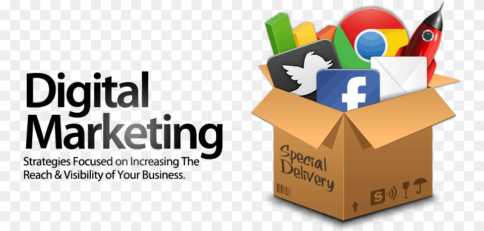 Construction Company Digital Marketing For Businesses Marketing Digital Y Seo, Box, Cardboard, Carton, Package Png Image