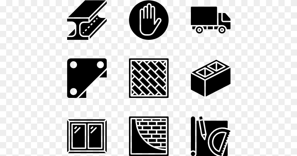Construction Content Icon, Gray Png Image