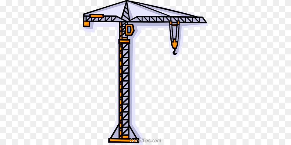 Construction Crane Royalty Vector Clip Art Illustration, Construction Crane Png