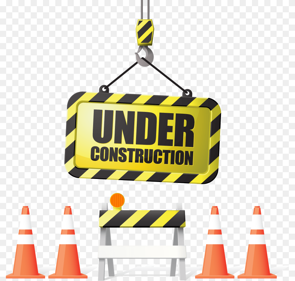 Construction Download Website Under Construction, Fence, Barricade Free Transparent Png