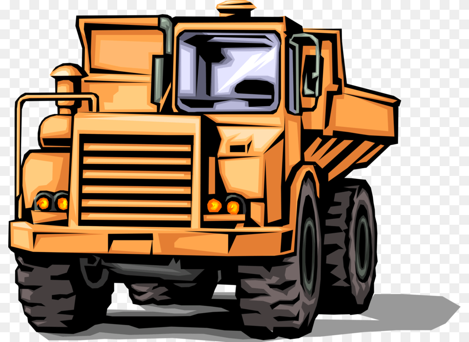 Construction Dump Truck, Bulldozer, Machine, Transportation, Vehicle Png Image