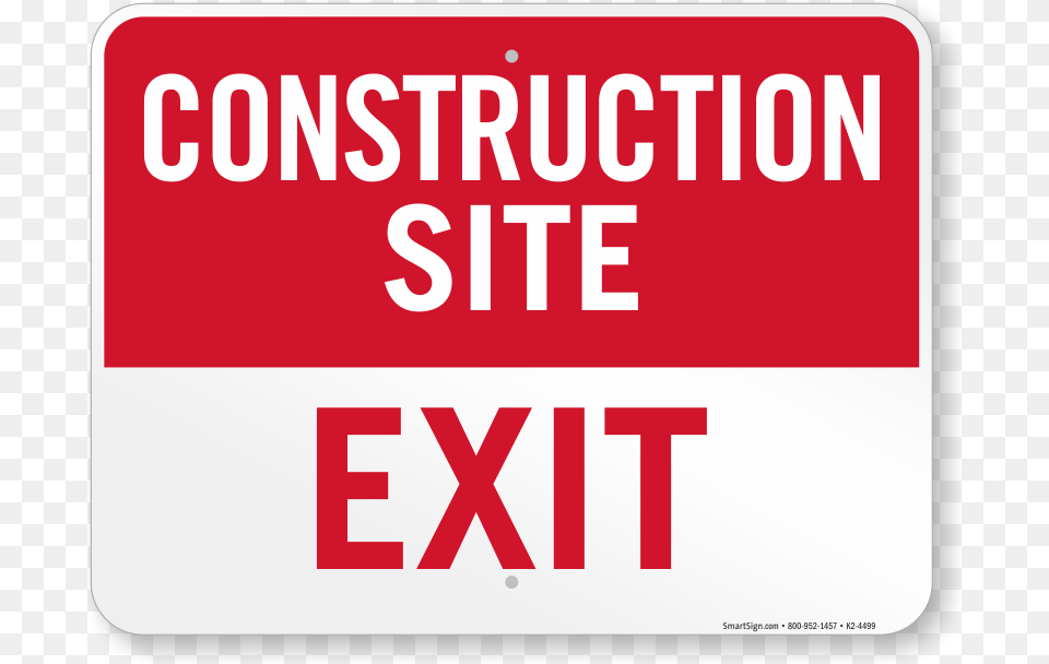 Construction Entrance Sign Construction Site Exit Signs, First Aid, Symbol, Road Sign Png Image