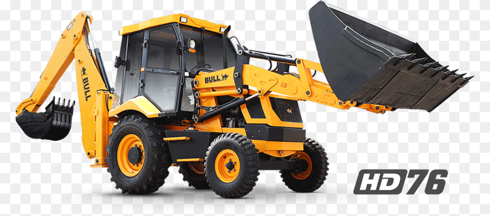 Construction Equipment Bull Hd 76 Hp, Machine, Bulldozer, Wheel Png