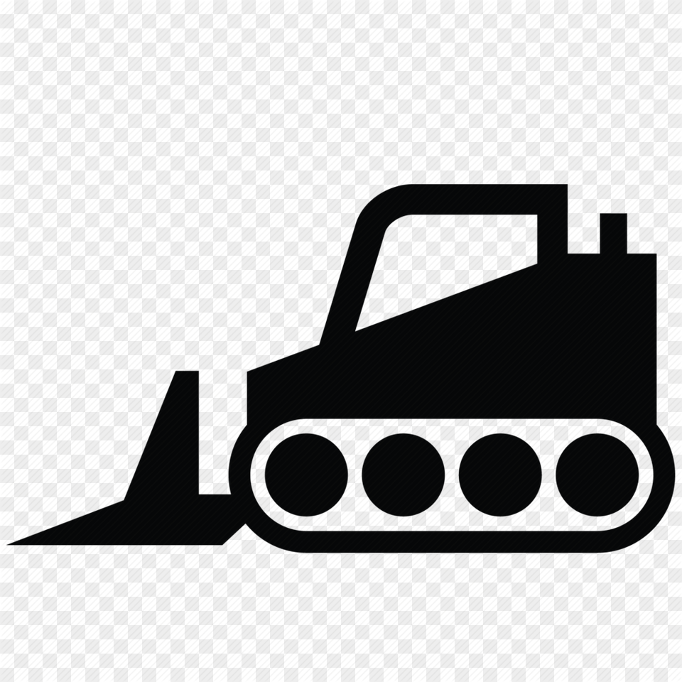 Construction Equipment Clipart Black And White Construction, Machine, Architecture, Building Free Png