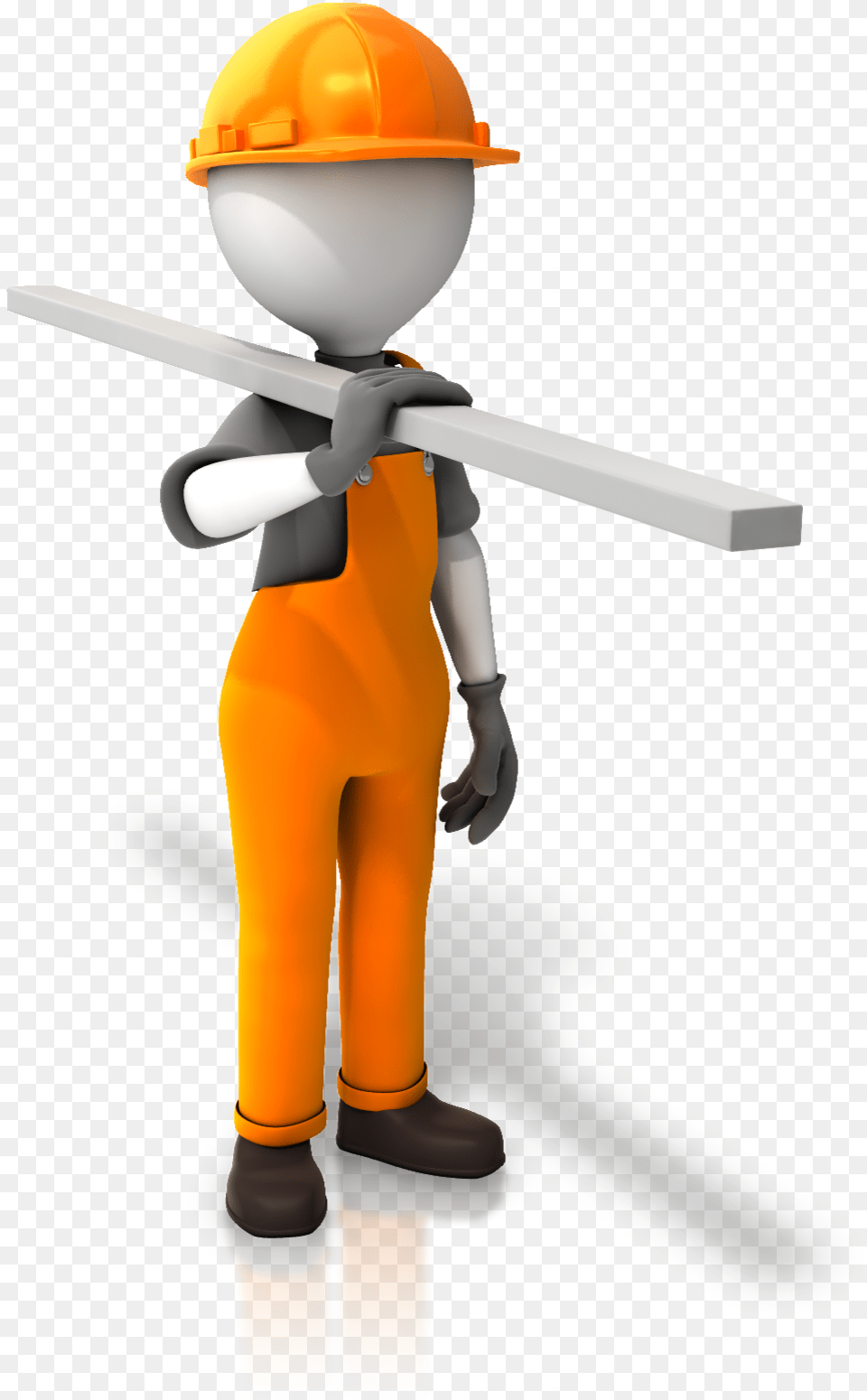 Construction Figure Carrying Wood Animated Construction Workers, Clothing, Hardhat, Helmet, Person Png Image