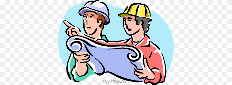 Construction Foreman Royalty Vector Clip Art Illustration, Clothing, Hardhat, Helmet, Baby Free Png
