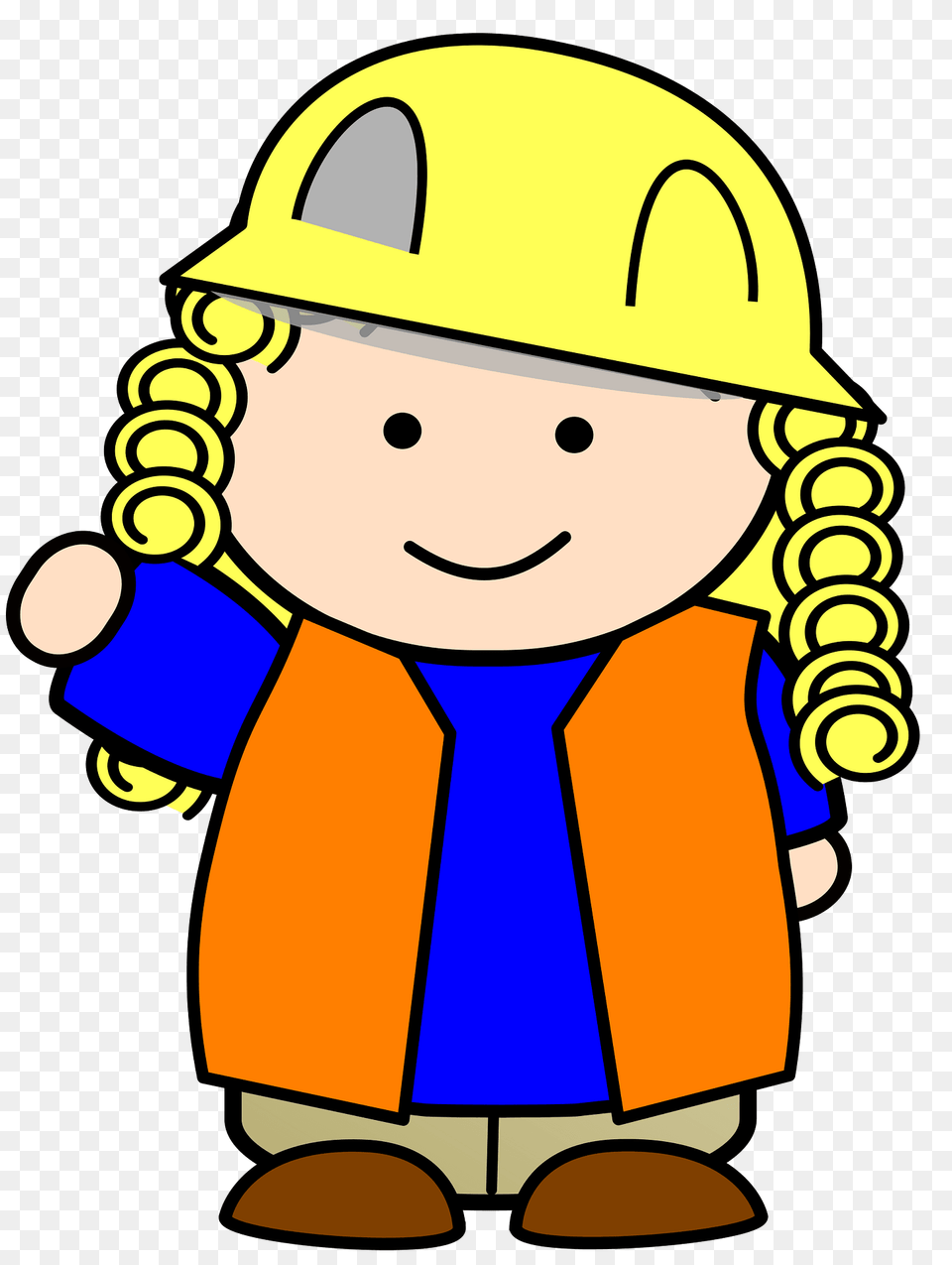 Construction Girl Clipart, Baby, Person, Clothing, Hardhat Png