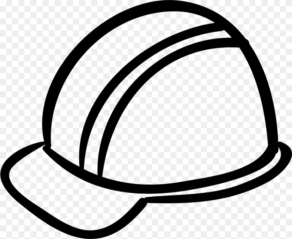 Construction Hand Drawn, Baseball Cap, Cap, Clothing, Hardhat Png Image