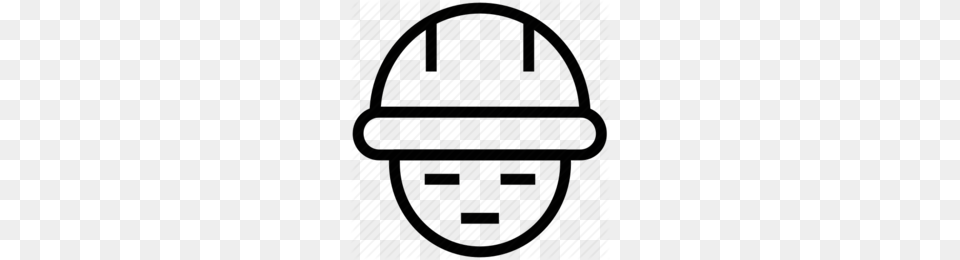 Construction Hat Clipart, Stencil, Helmet, Clothing, Hardhat Free Png Download