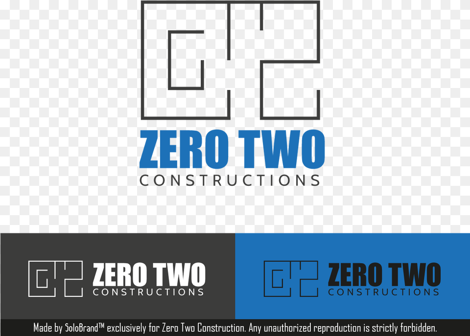 Construction Logo Design For Zero Two Constructions Zero Day 2003, Scoreboard, Text Png