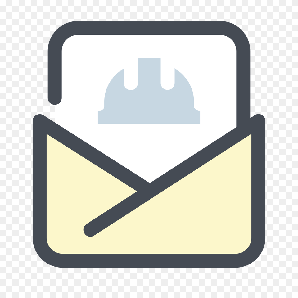 Construction Mail Open Icon, Envelope, Device, Grass, Lawn Png Image