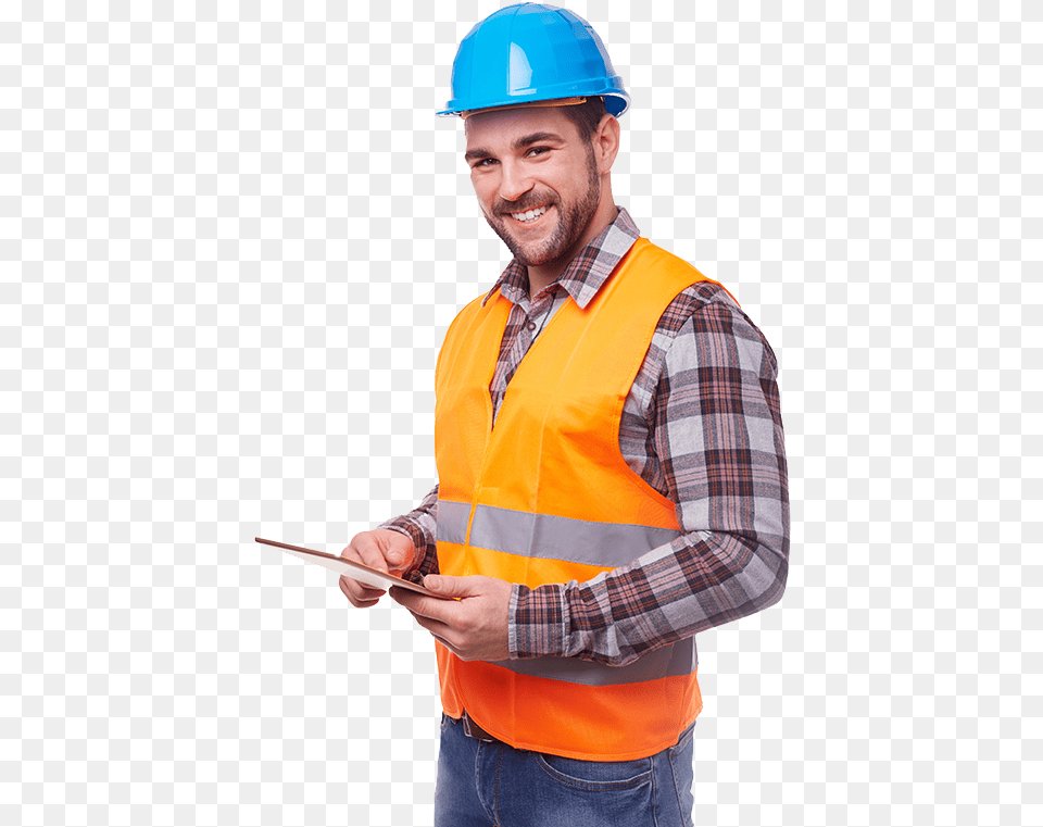 Construction Man Works, Clothing, Hardhat, Helmet, Person Png