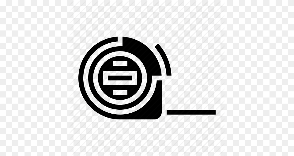 Construction Measuring Tape Tool Icon, Drain Free Transparent Png