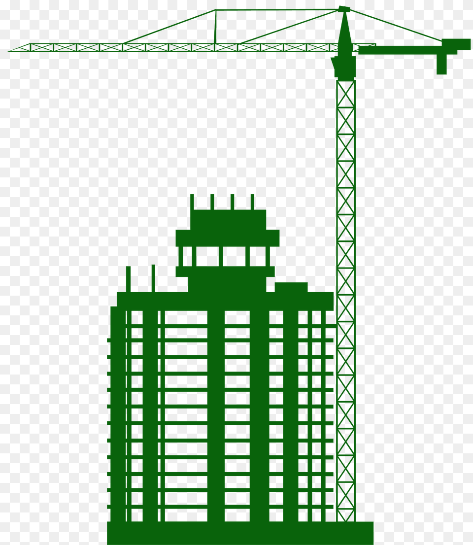 Construction Silhouette, City, Construction Crane, Urban, Architecture Free Png