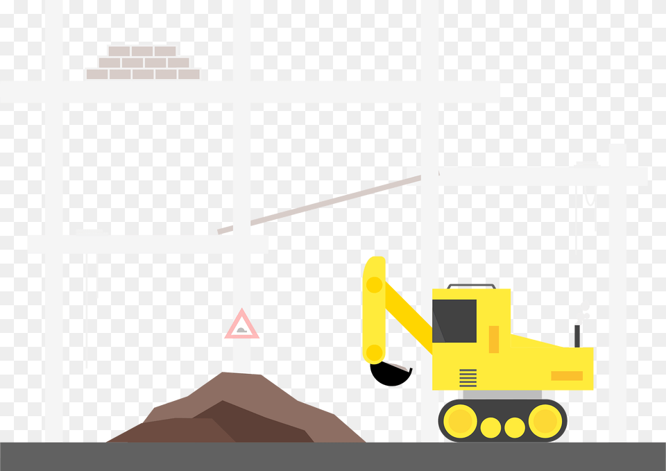 Construction Site Clipart, Machine, Cross, Symbol Free Png Download