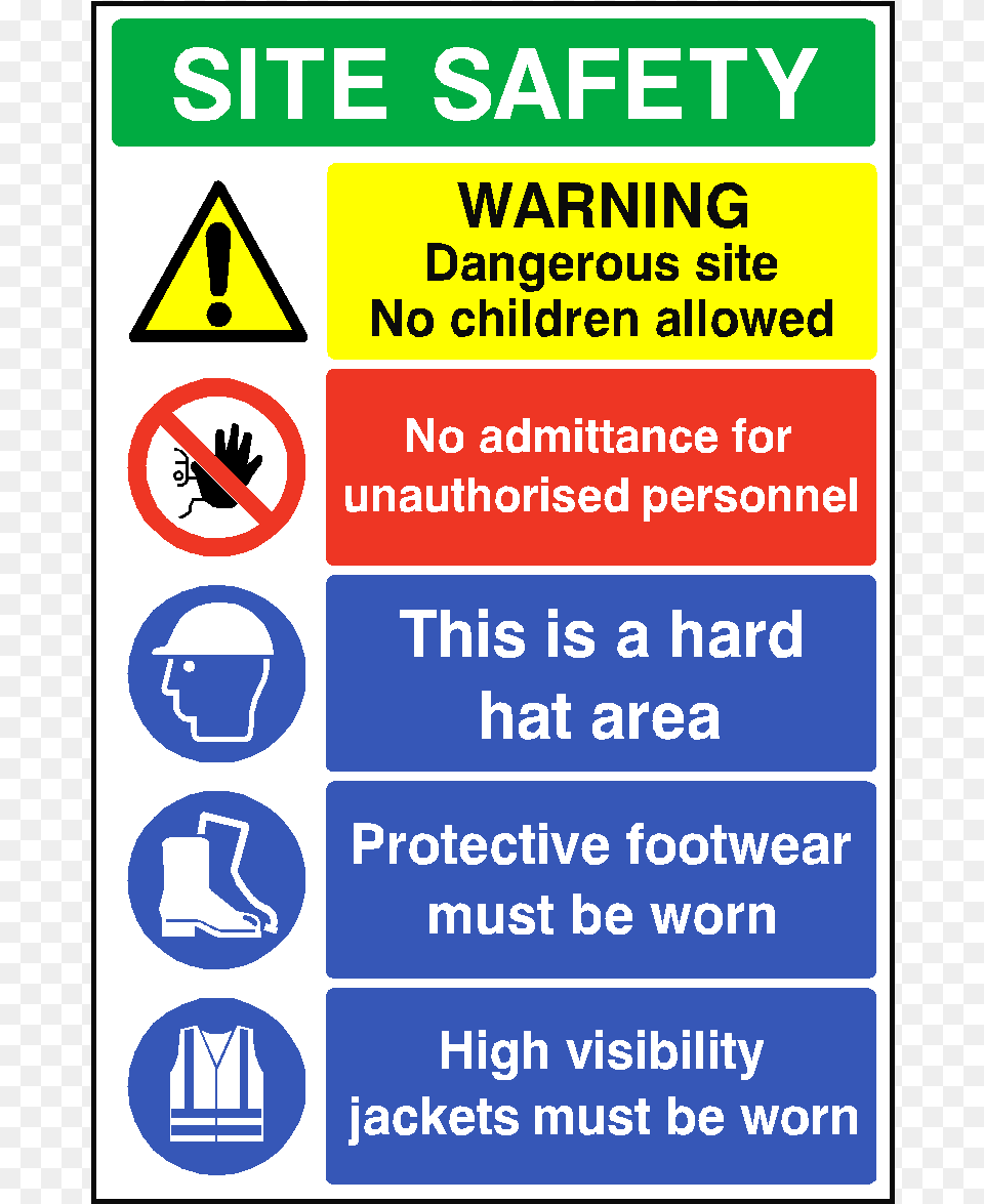 Construction Site Safety Sign Construction Site Entrance Signs, Symbol, Advertisement, Poster, Road Sign Free Transparent Png