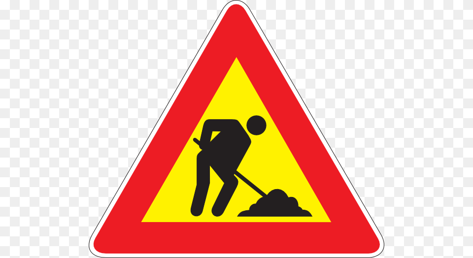 Construction Symbol Clip Art At Clker Com Vector Online Under Construction Svg, Sign, Road Sign Free Transparent Png