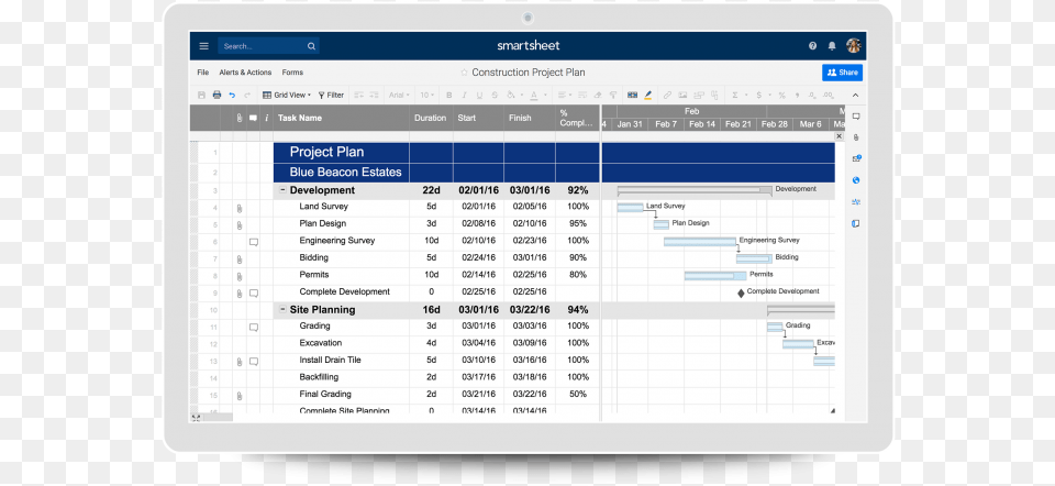 Construction Timeline Template Collection Smartsheet Project Plan, Computer Hardware, Electronics, Hardware, Monitor Png Image