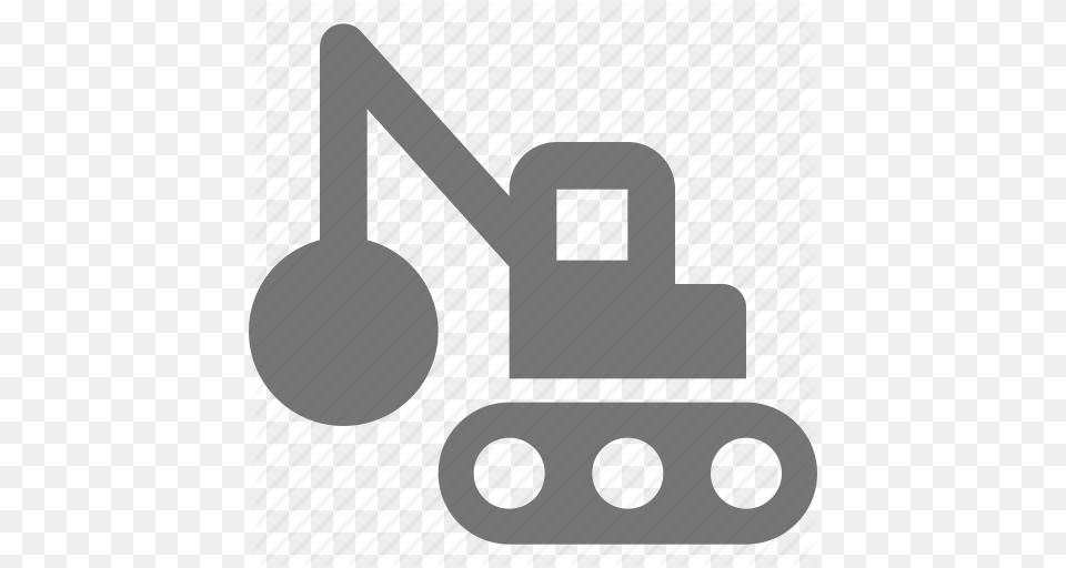 Construction Truck Wrecking Ball Icon, Machine Free Png