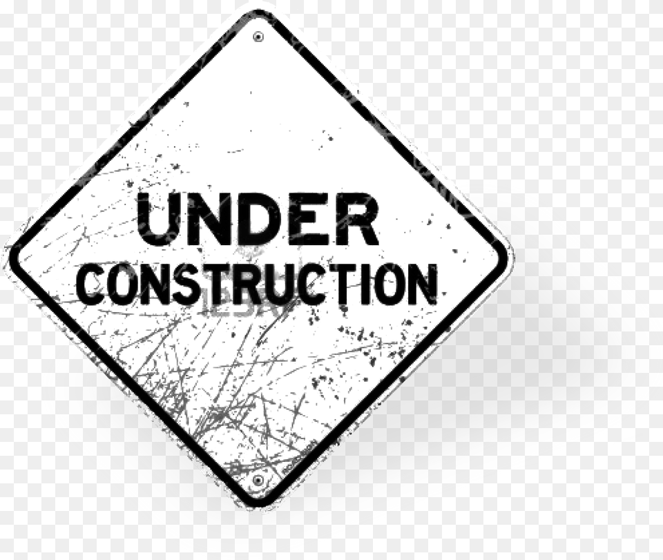 Construction Under Construction White, Sticker, Sign, Symbol, Disk Png Image