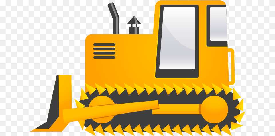 Construction Vehicles Vector Pack Download Construction Equipment Vector, Machine, Bulldozer Free Transparent Png