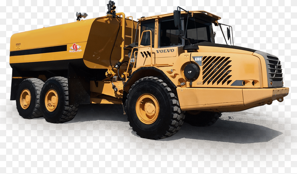 Construction Water Truck, Machine, Wheel, Bulldozer, Transportation Png Image