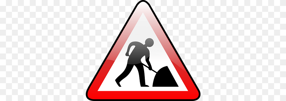 Construction Work Sign, Symbol, Person, Road Sign Free Png Download