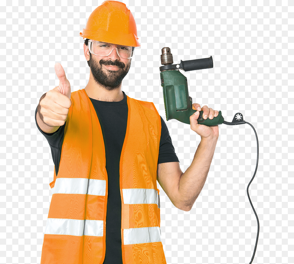 Construction Worker, Vest, Clothing, Person, Helmet Png