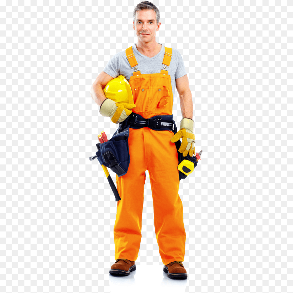 Construction Worker, Vest, Clothing, Person, Hardhat Free Transparent Png