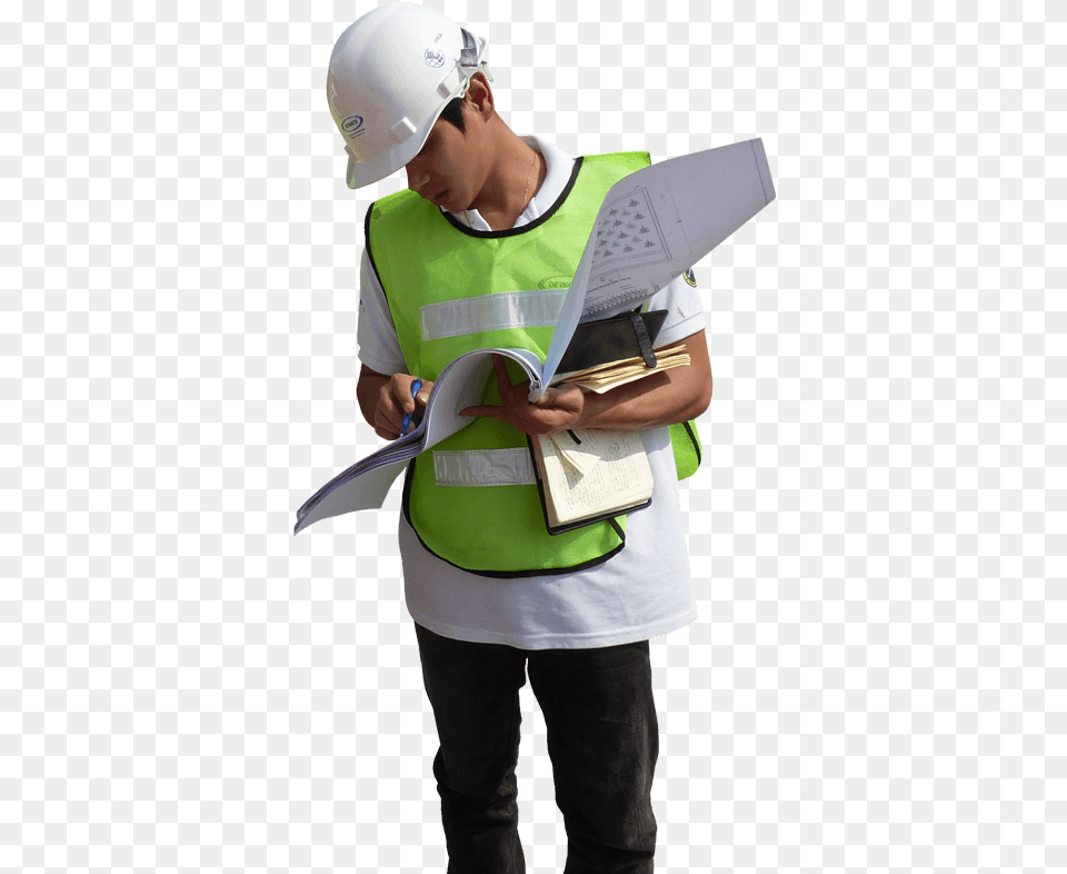 Construction Worker, Clothing, Hardhat, Helmet, Vest Free Transparent Png