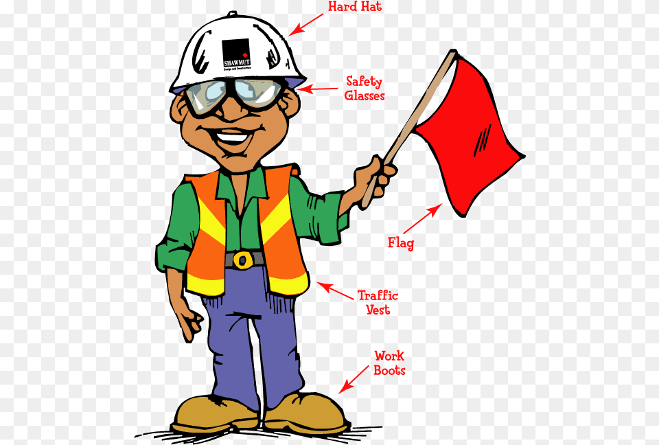 Construction Worker Boston Children S Museum Saftey Hard Hat And Safety Vest Clipart, Person, Clothing, Hardhat, Helmet Free Png