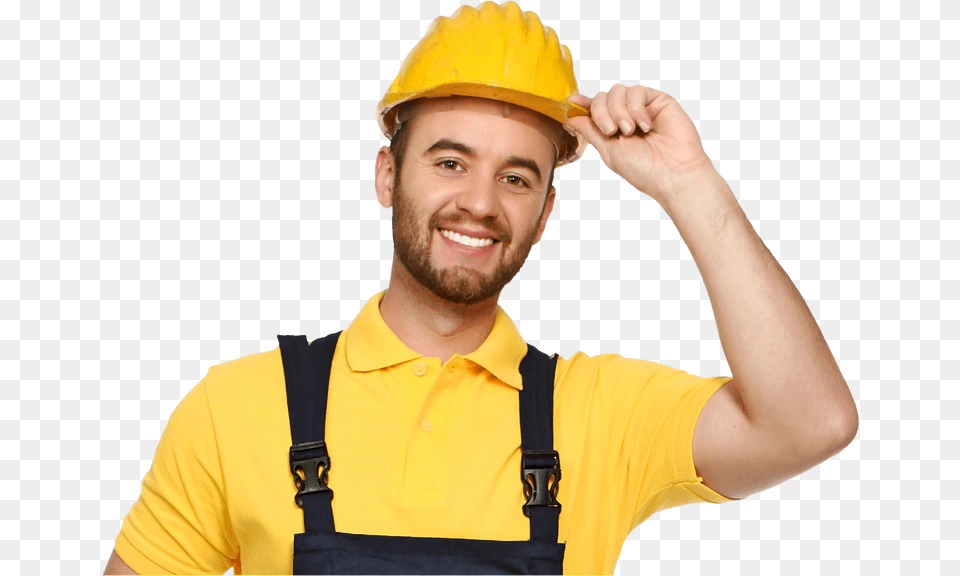 Construction Worker Bricklayer, Person, Clothing, Hardhat, Helmet Png