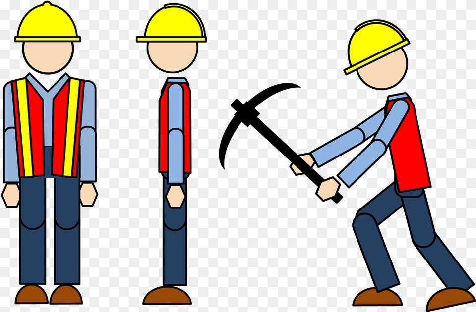 Construction Worker Clipart, Clothing, Hardhat, Helmet, Person Png