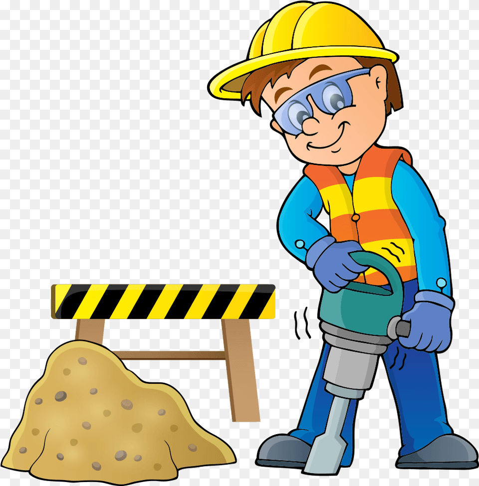 Construction Worker Clipart, Clothing, Hardhat, Helmet, Person Free Transparent Png