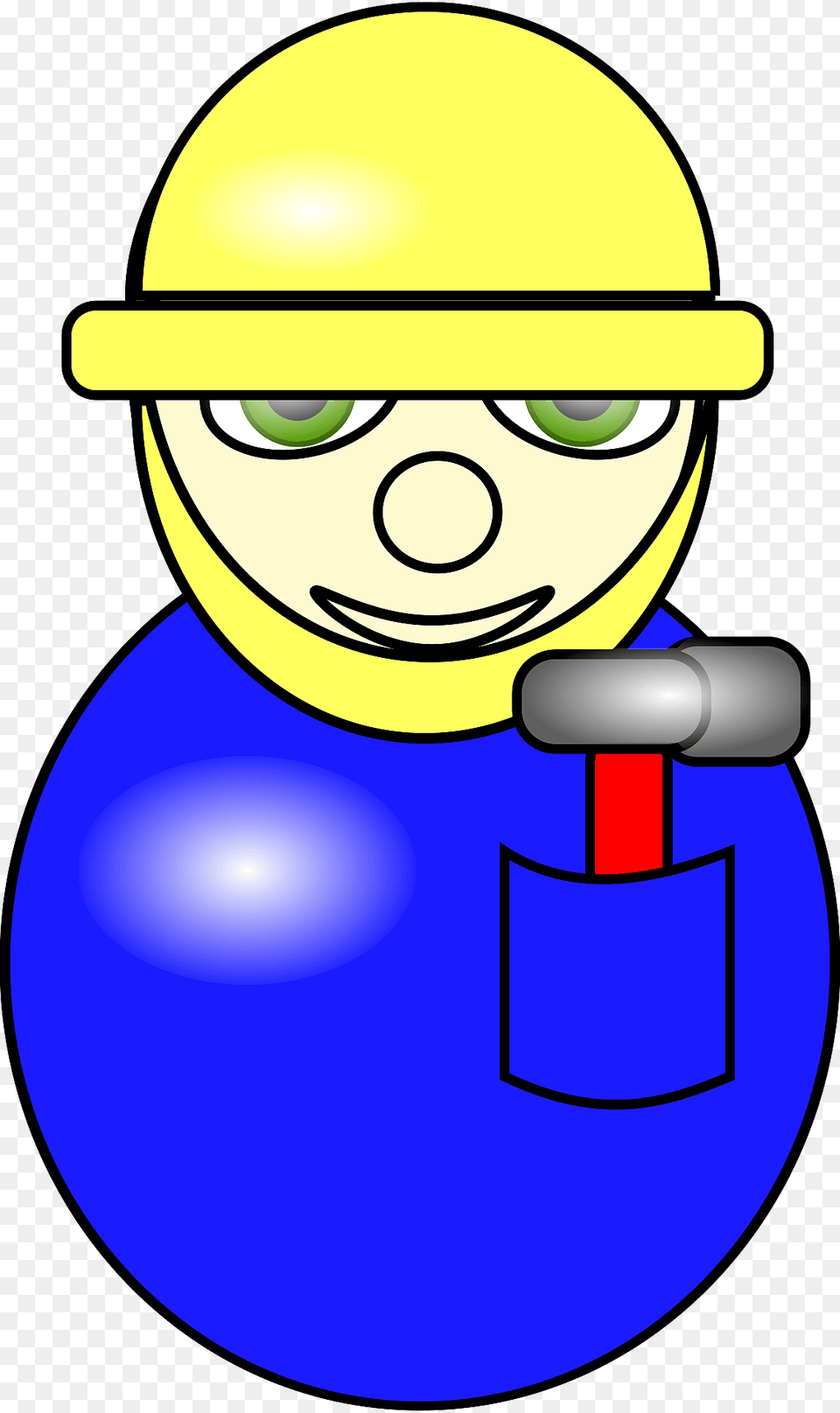 Construction Worker Clipart, Face, Head, Person, Disk Png Image