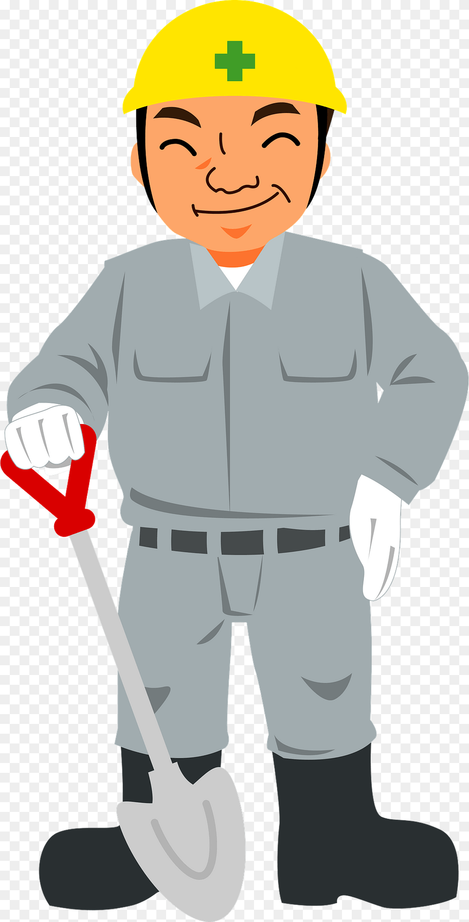 Construction Worker Clipart, Hardhat, Helmet, Clothing, Person Png Image