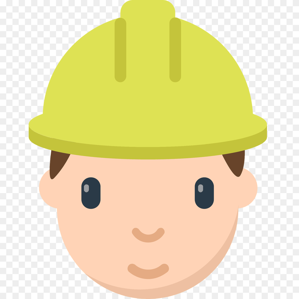 Construction Worker Emoji Clipart, Clothing, Hardhat, Helmet, Nature Free Png