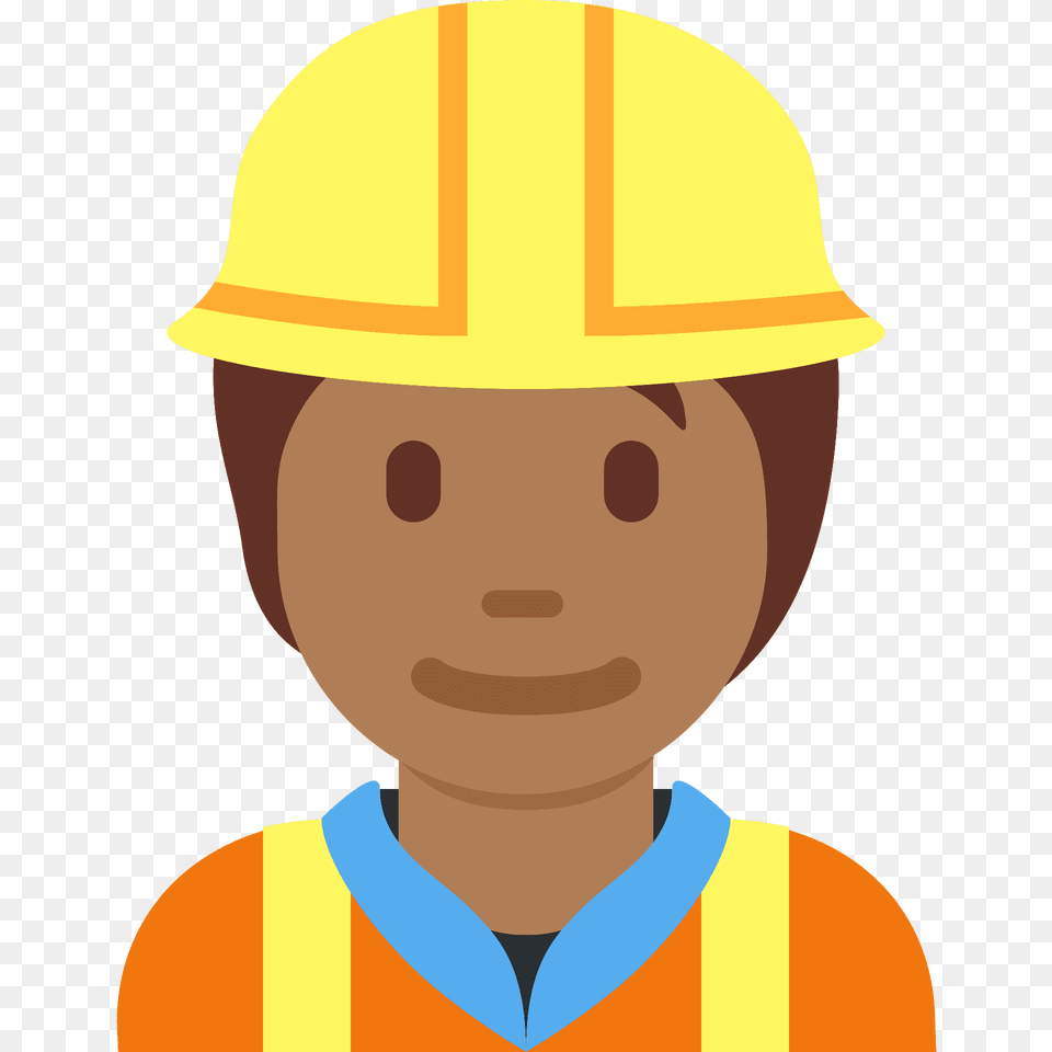 Construction Worker Emoji Clipart, Clothing, Hardhat, Helmet, Baby Free Transparent Png